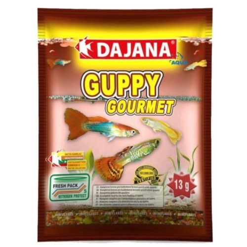 Guppy Gourmet Fulgi 80ml Plic DP003S