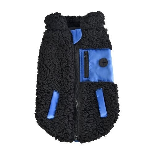 Hainuta caini  Fluffy Gri Inchis 30 cm 4DOG DELUXE