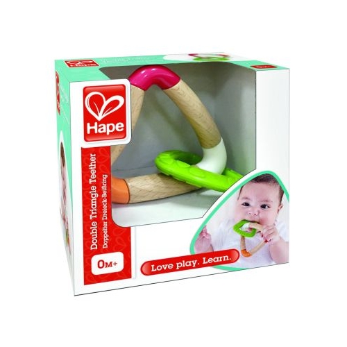 Jucarie dentitie triunghi dublu HAPE