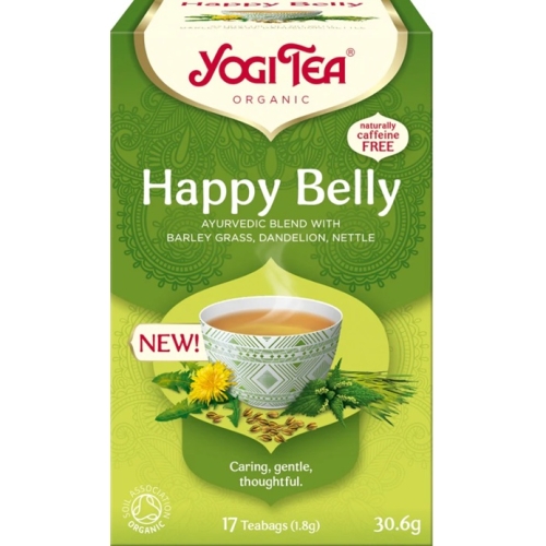 Ceai bio Happy Belly, 17 pliculete a 1,8g / 30,6 Yogi Tea