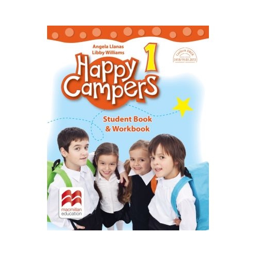 Happy Campers. Student's Book and Workbook, clasa I - Angela Llanas