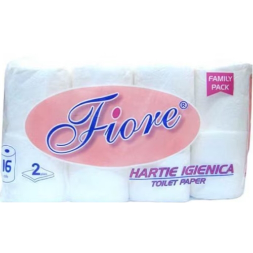 Hartie igienica Family Pack 16 role 2 straturi, Fiore 