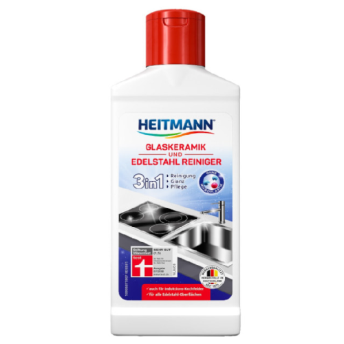 Solutie pentru curatat plite, cermaice si inox 250 ml, HEITMANN