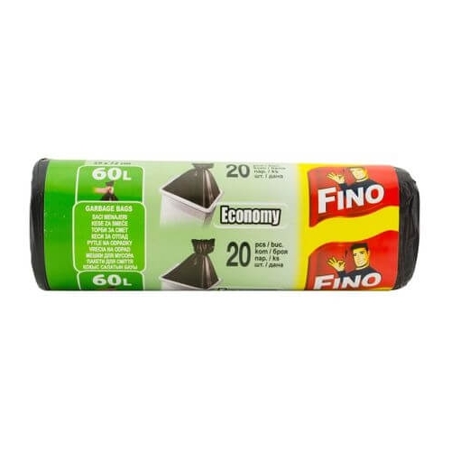 Fino saci menajeri 60 l  (20 buc)pe grupdzc.ro✅. Descopera gama copleta de produse la oferte speciale✅!