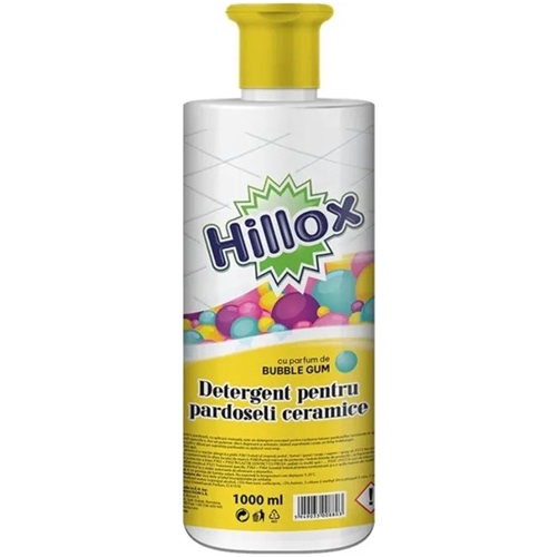 Detergent pentru pardoseli ceramice, Hillox Bubble Gum, 1000 ml