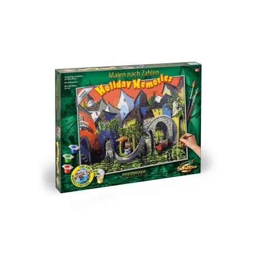 Kit pictura pe numere, holiday memories, Schipper