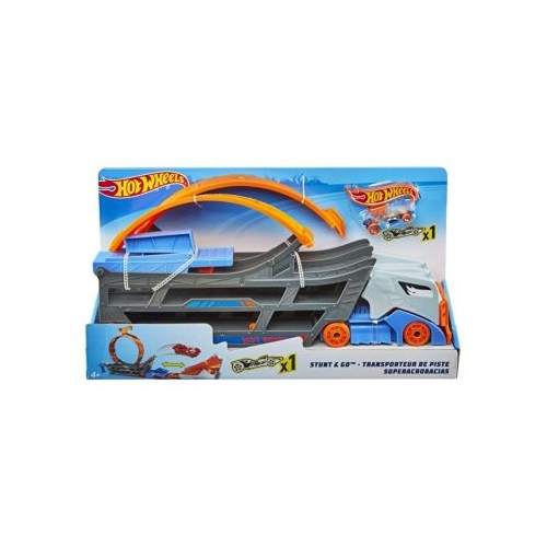 Camion si pista Stunt N Go, Hot Wheels Action