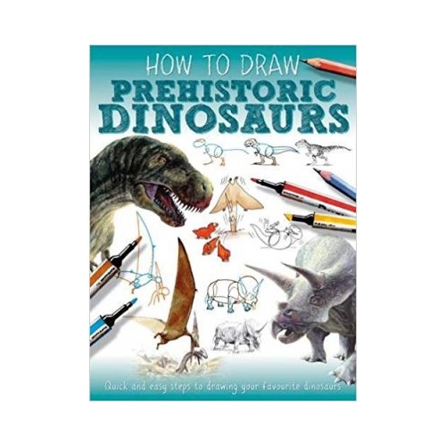 How to Draw - Prehistoric Dinosaurs. Volum publicat de editura Award Publications