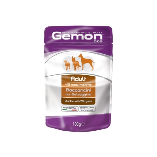 Monge Hrana Umeda Pentru Caini, Gemon Adult, Vanat, 100 g