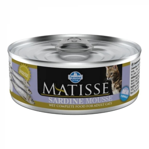 Hrana Umeda Pisici Mousse Sardine, 85 g Matisse