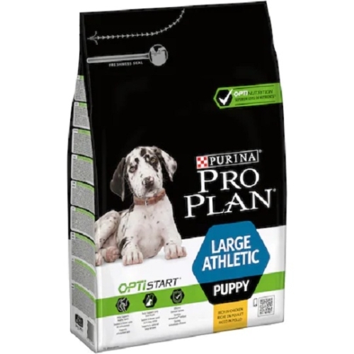 Hrana uscata pentru caini cu Pui, 3 kg, Purina Pro Plan Large Athletic Puppy