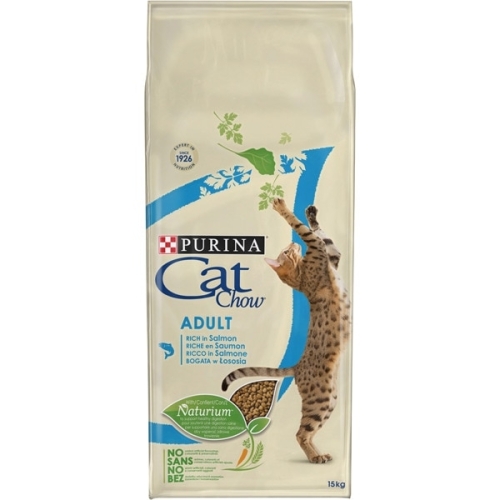 Hrana uscata pentru pisici, bogata in somon, 15 kg, PURINA CAT CHOW Adult