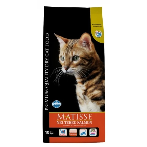 Hrana Uscata Pisici Sterilizate, cu somon, 10 kg, Matisse