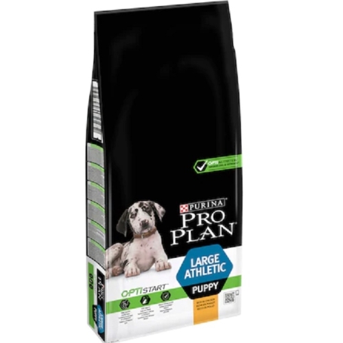Hrana uscata pentru caini cu Pui, 12 kg, Purina Pro Plan Large Athletic Puppy