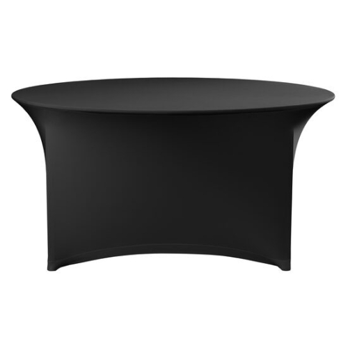 Husa masa, rotunda, HENDI, 810996, Negru, diam. 1500x(H)760mm