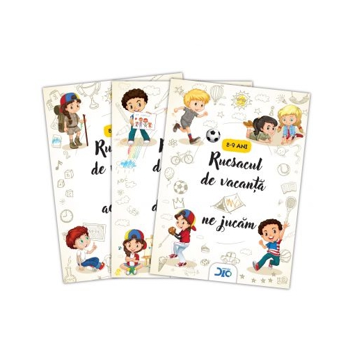 Rucsacul de vacanta 8-9 ani Desenam si coloram, ne jucam, activitati istete (Interior color)