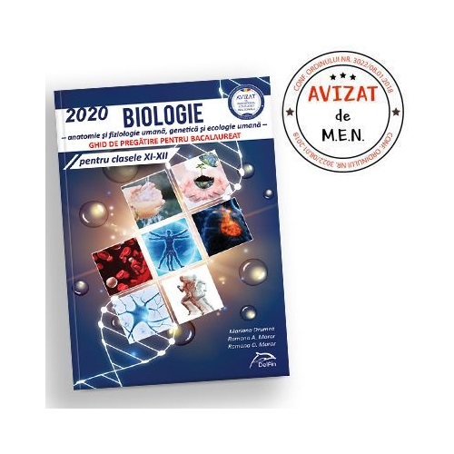Biologie - Ghid de pregatire pentru BACALAUREAT 2020 Clasele XI-XII -  Mariana Drumea