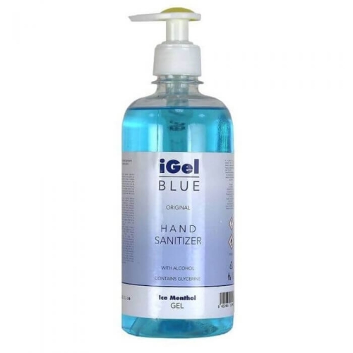Ekomax iGel Blue Gel alcoolic dezinfectant maini, 500 ml	