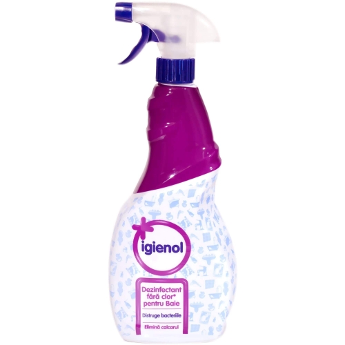 Igienol Dezinfectant pentru baie, 750 ml. Produs pentru curatarea suprafetelor