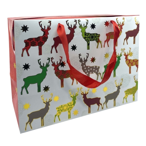 Punga cadou carton cutie Xmas 20x27x13 cm 
