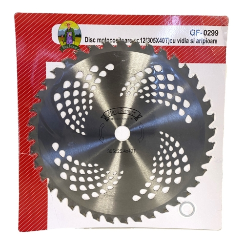 Disc motocositoare nr. 12/300 cu vidia MF