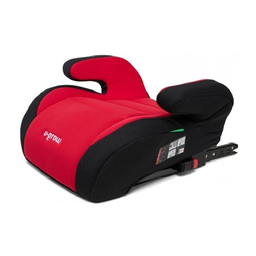 Inaltator auto 125-150, omologare R129 cu isofix , negru/rosu, U-Grow
