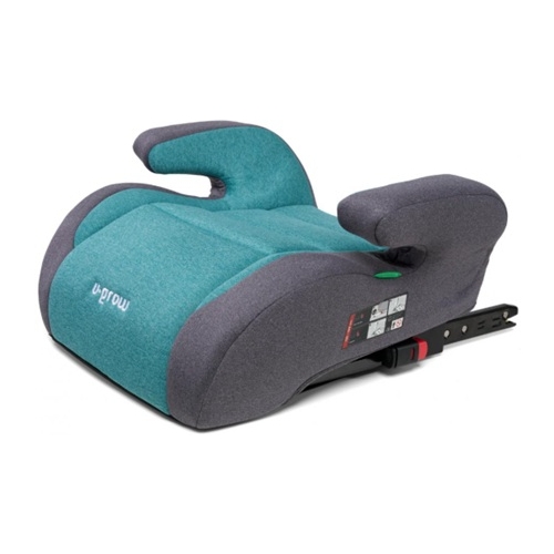 Inaltator auto 125-150, omologare R129 cu isofix , verde/gri, U-Grow