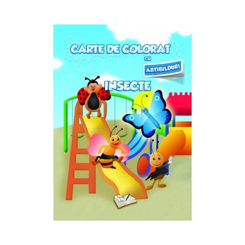Carte de colorat cu abtibilduri. Insecte, editura Ars Libri