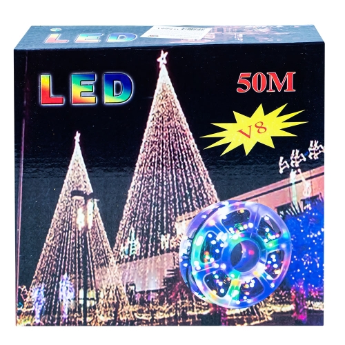 Instalatie Multicolora, 50m/Rola, 240 Becuri