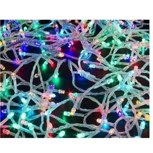 Instalatie Pom Craciun, 100 Becuri Xenon, 8 m, Multicolora