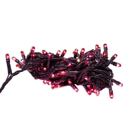 Instalatie Pom Craciun, 140 Becuri Led, Rosie