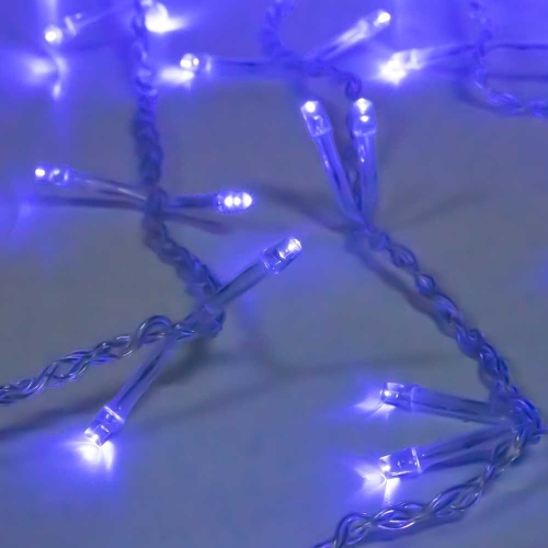 Instalatie Tip Ploaie, 260 Becuri, 0.5 m x  4 m, Albastra