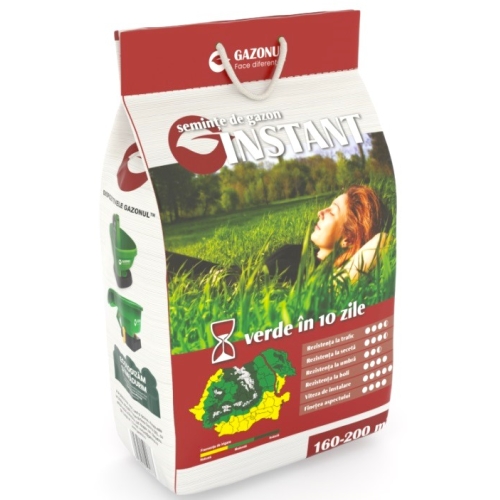 Seminte gazon Instant, 4 kg, Gazonul