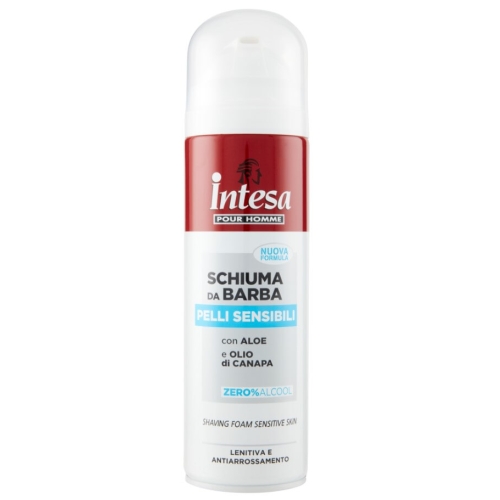 Spuma ras piele sensibila, 300ML Intesa