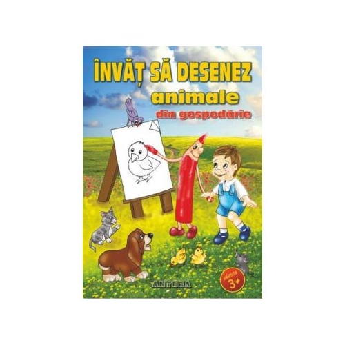 Invat sa desenez animale din gospodarie, editura Anteea