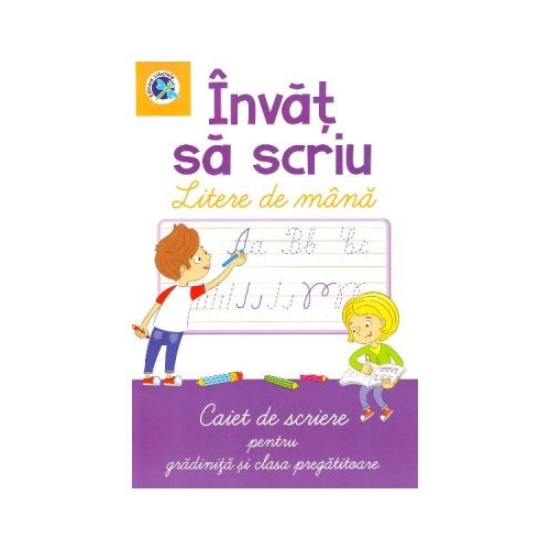 Invat sa scriu litere de mana. Caiet de scriere pentru gradinita si clasa pregatitoare - Luminita Albu
