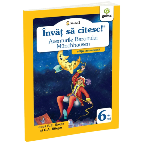 Invat sa citesc! Nivelul 1. Aventurile Baronului Munchausen - Gottfied August Burger