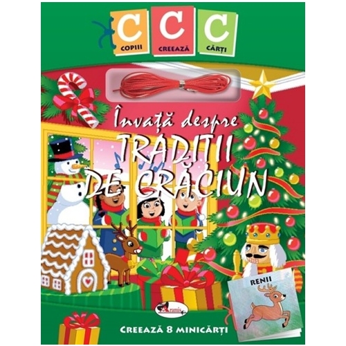 Invata despre traditii de Craciun - Colectia Copii creeaza carti Carte de activitati Aramis grupdzc
