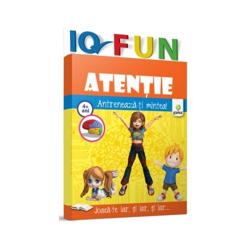 IQ fun. Atentie. Antreneaza-ti mintea! Carti pentru copii Gama Junior grupdzc