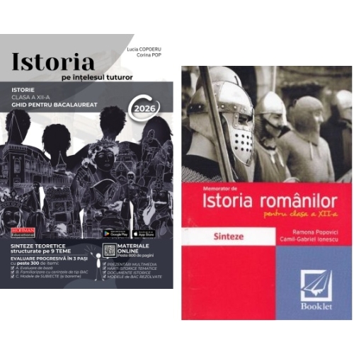 Pachet Bacalaureat Istorie. Ghid de pregatire si memorator - Lucia Copoeru, Ramona Popovici