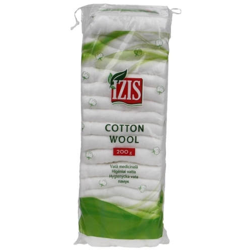 Vata medicinala, Izis, 200 g. Produs pentru demachiere si curatare piele