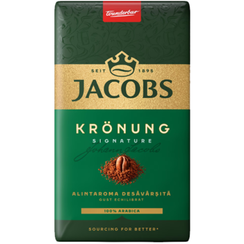  Jacobs Kronung Alintaroma, Cafea macinata, 500 g