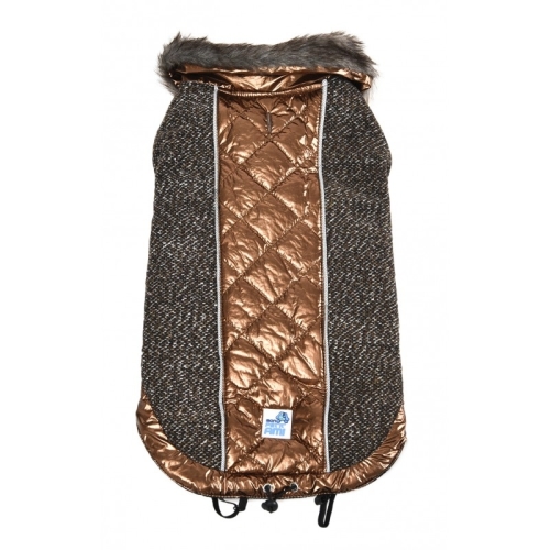 Hainuta pentru caini Marime 45 Argintiu cu Blanita - Mon petit ami ( JKT3290 )