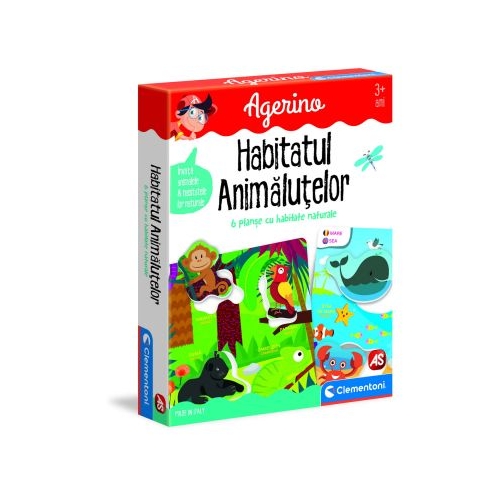 Joc educativ animalutele si habitatele lor