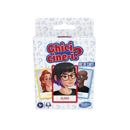 Joc de societate Ghici cine-i? Jocul clasic cu carti in limba romana, Hasbro
