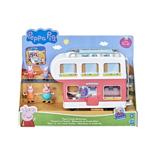 Figurina Peppa Pig si masina pe roti a familiei, Peppa Pig