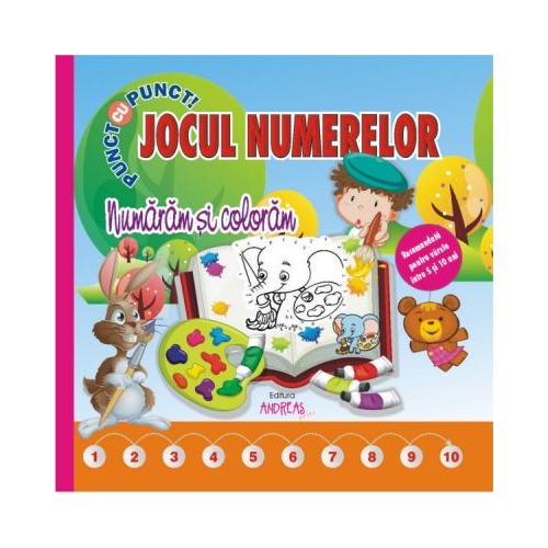 Jocul numerelor. Numaram si coloram, editura Andreas