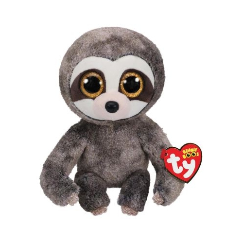 Jucarie de plus Beanie Boos, Lenes Gri, 24 cm, TY