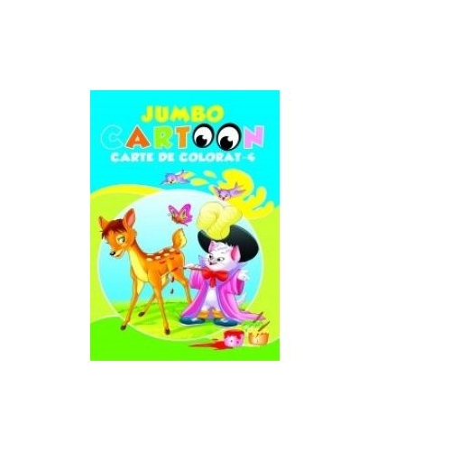 Jumbo Cartoon 4 - Carte de colorat, editura All