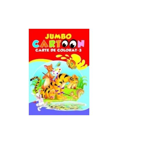Jumbo Cartoon 3 - Carte de colorat, editura All